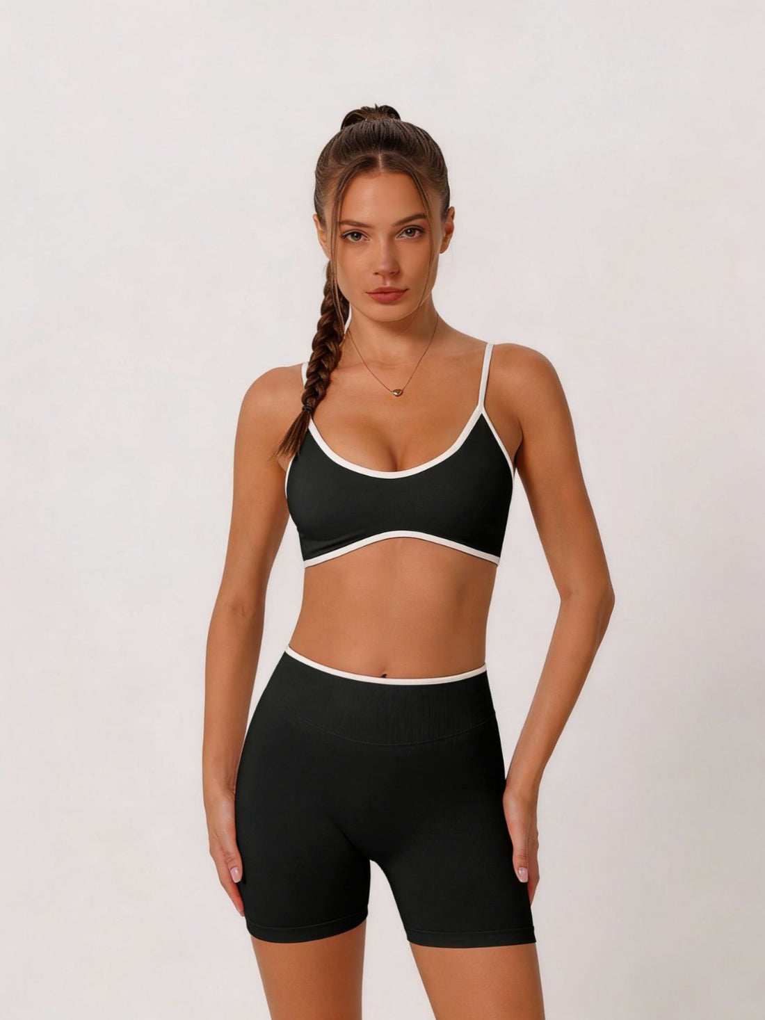 MOFEE Matching Yoga Set FLV-WX873DK873 in Black