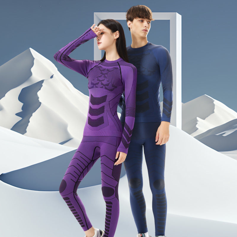 MOFEE Matching Yoga Set FLV-Y7003 in Purple