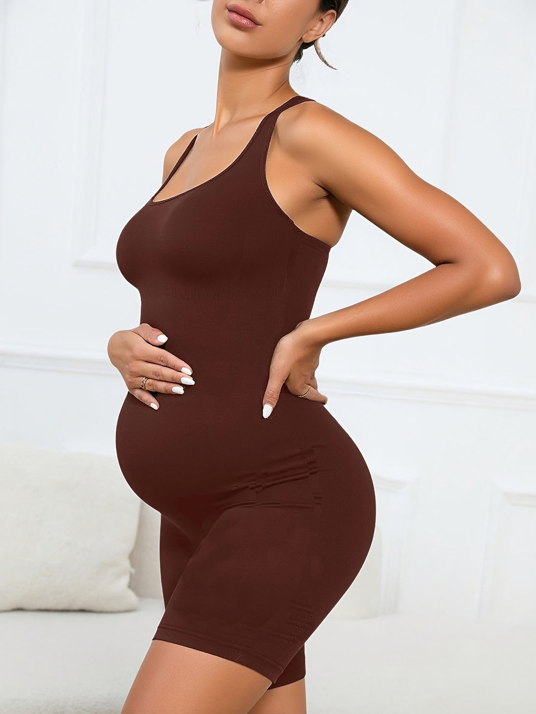 MOFEE One-Piece Yoga Bodysuit FLV-YLTDK525 in Red