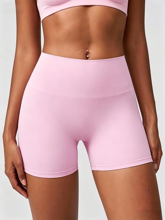 MOFEE Crisscross Back High-Waist Legging in Pink