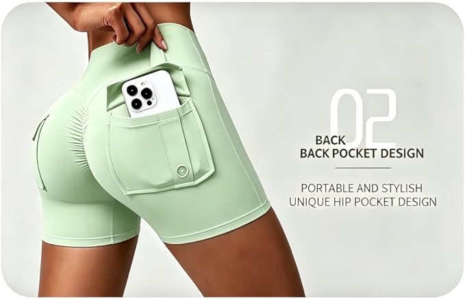 MOFEE Crisscross Back High-Waist Legging in Sage Green