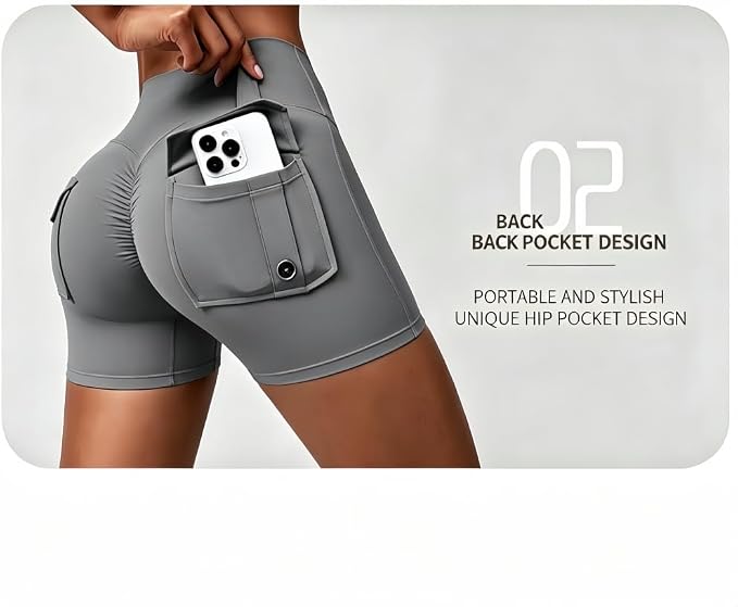MOFEE Crisscross Back High-Waist Legging in Soft Gray
