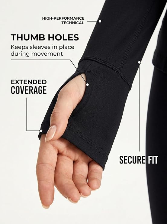 MOFEE Mock Neck Zip-Front Training Jacket in Black