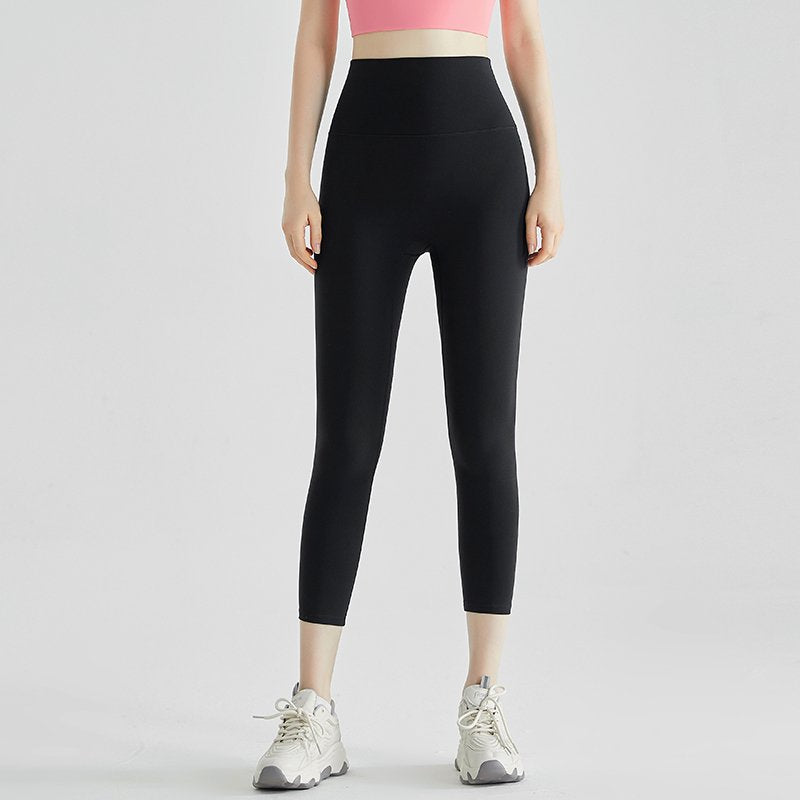 MOFEE 7/8 Sculpt Yoga Legging QFK-015 in Fashion Black