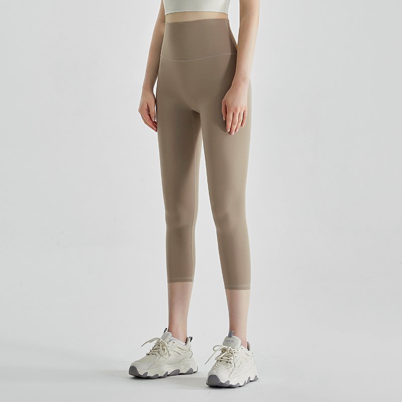 MOFEE 7/8 Sculpt Yoga Legging QFK-015 in Khaki