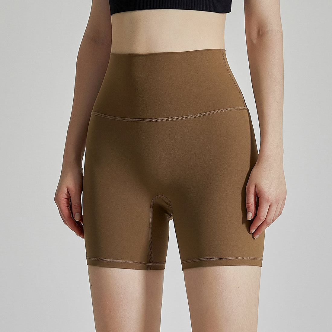 MOFEE Studio Training Short SFK-009 in Dark Coffee