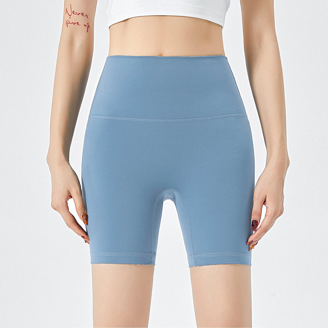 MOFEE Studio Training Short SFK-009 in Pale Blue Gray