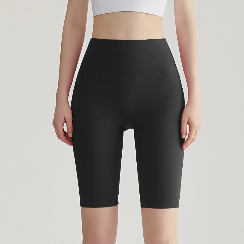 MOFEE High-Waist Biker Short WFK-016 in Black