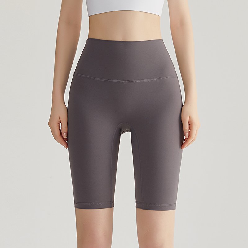 MOFEE High-Waist Biker Short WFK-016 in Charcoal Black