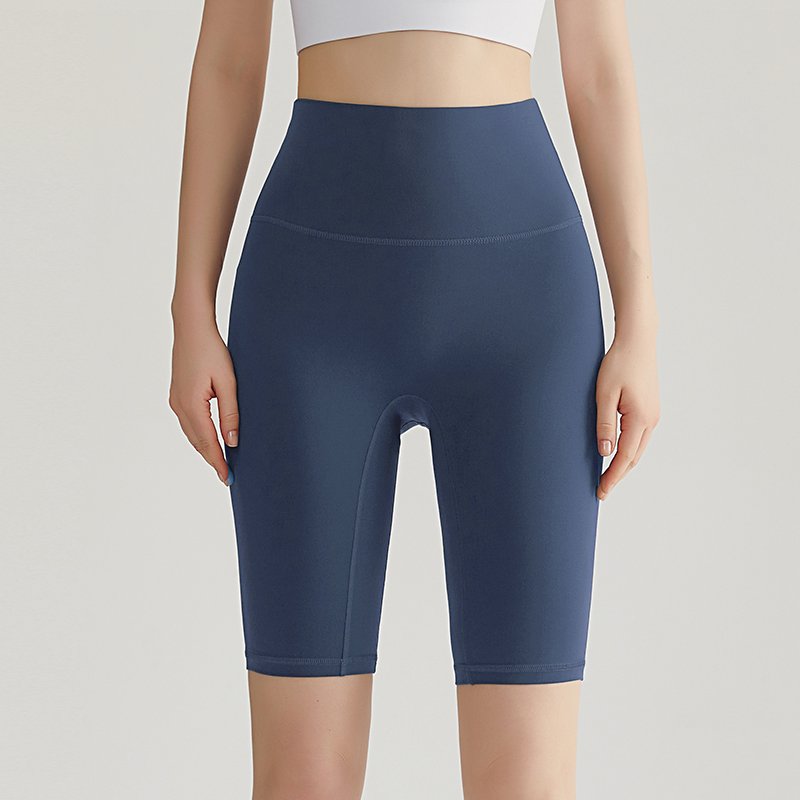MOFEE High-Waist Biker Short WFK-016 in Navy Blue