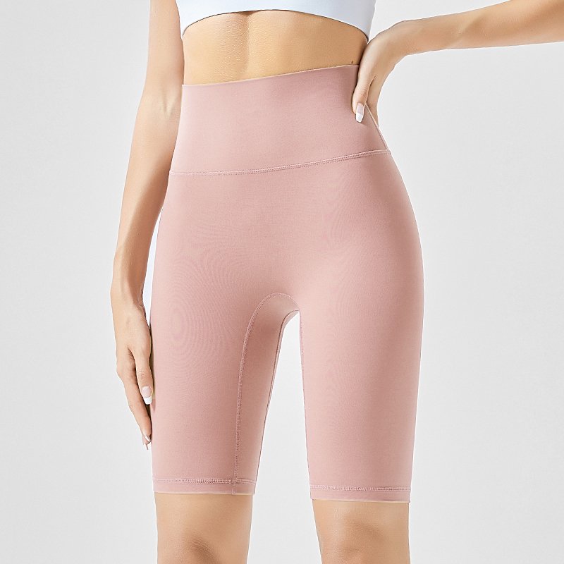 MOFEE High-Waist Biker Short WFK-016 in Strawberry Milkshake