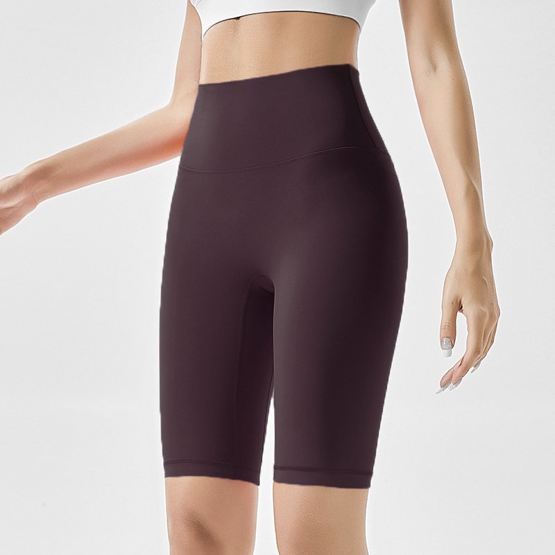 MOFEE High-Waist Biker Short WFK-016 in Thistle Purple