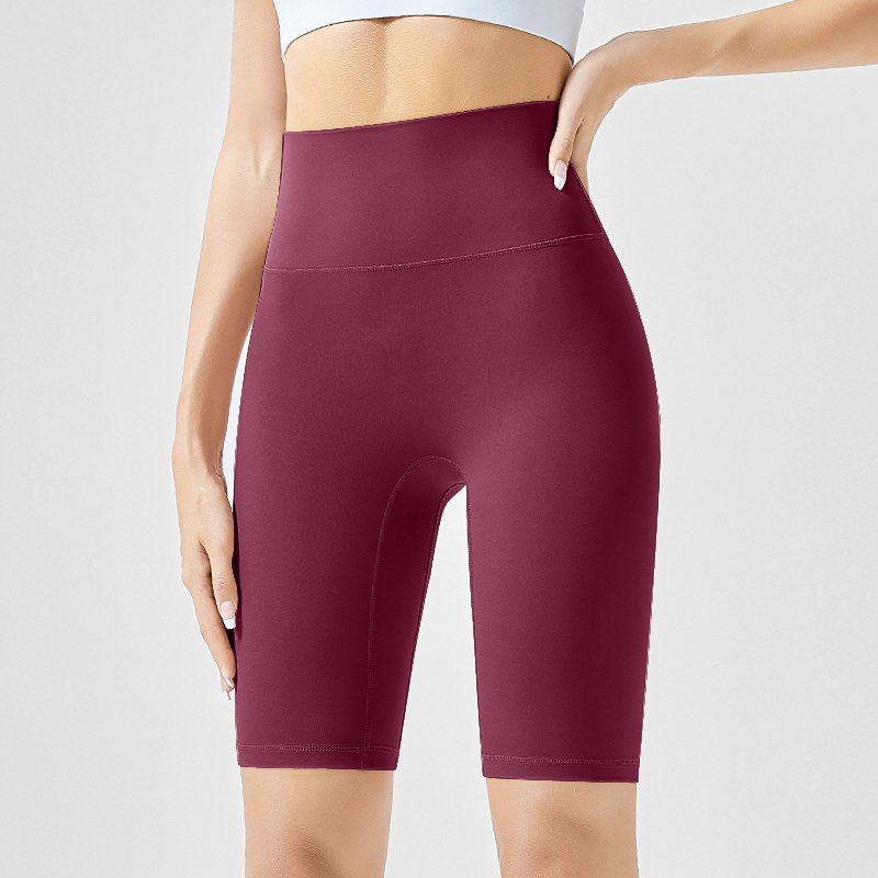 MOFEE High-Waist Biker Short WFK-016 in Wild Berry