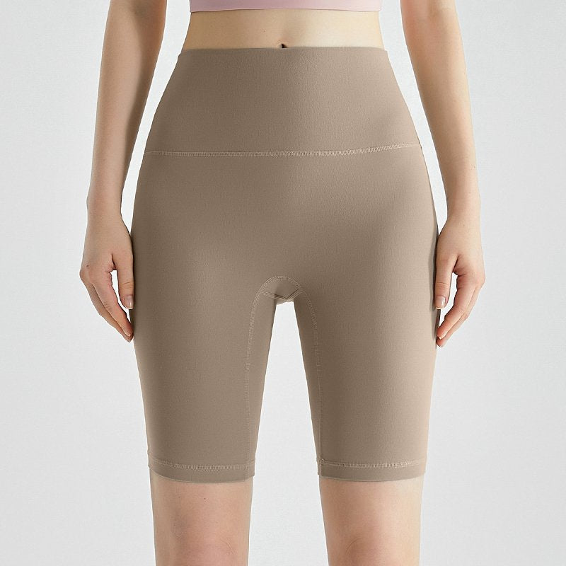 MOFEE High-Waist Biker Short WFK-034 in Khaki