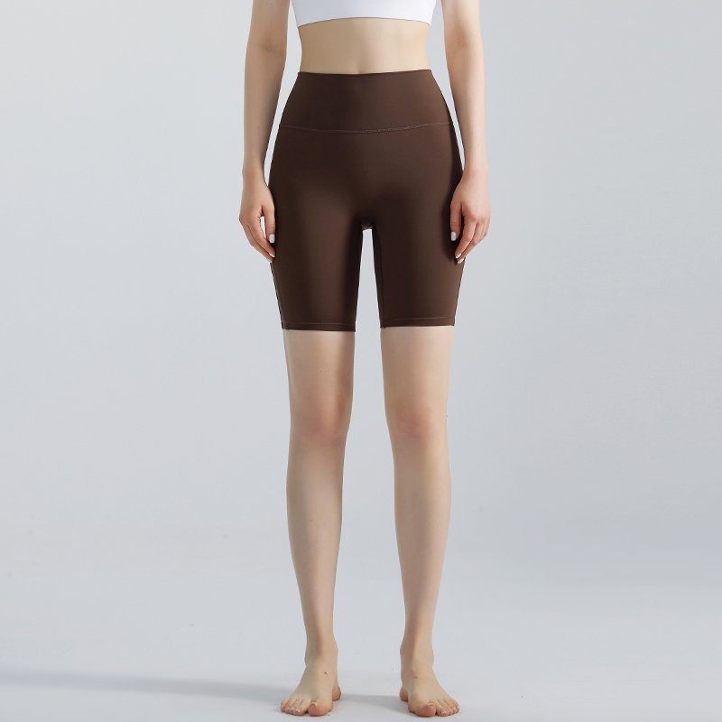 MOFEE High-Waist Biker Short WFK-5003 in Dark Coffee