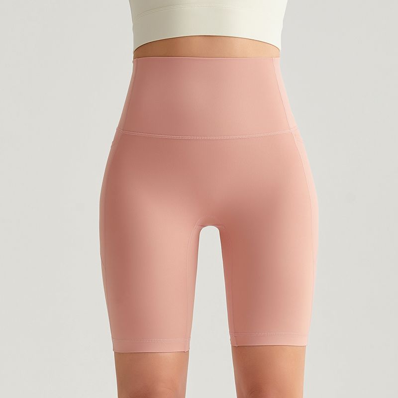 MOFEE High-Waist Biker Short WFK-5012 in Crimson
