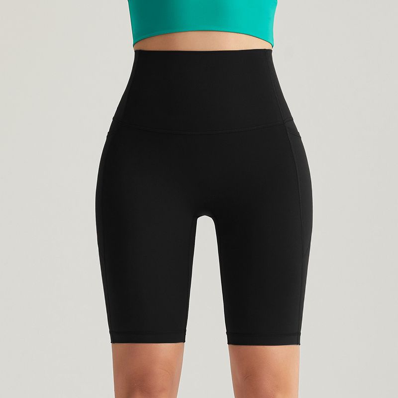 MOFEE High-Waist Biker Short WFK-5012 in Crystal Black
