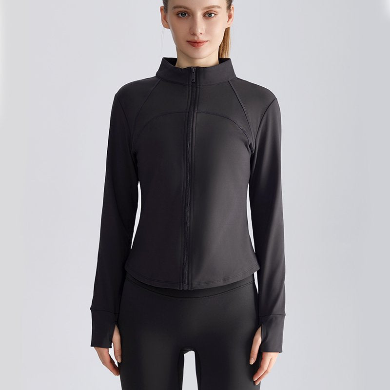 MOFEE Zip-Front Training Jacket WT-050 in Gray