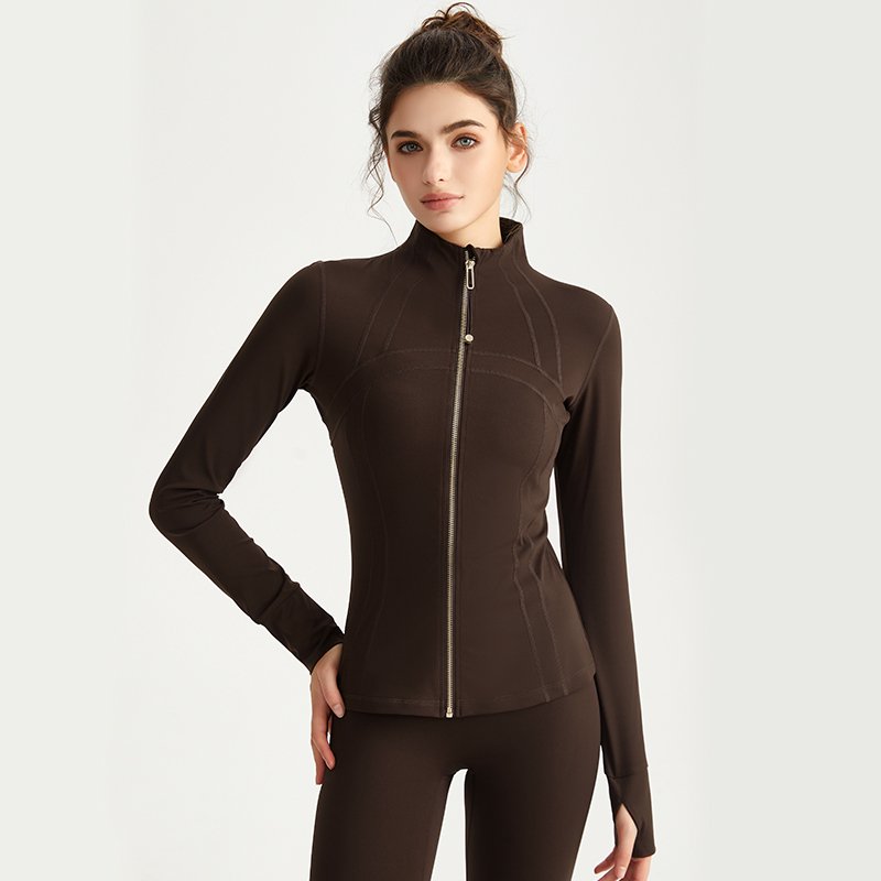 MOFEE High-Waist Sculpt Legging WT-5031 in Distilled Coffee
