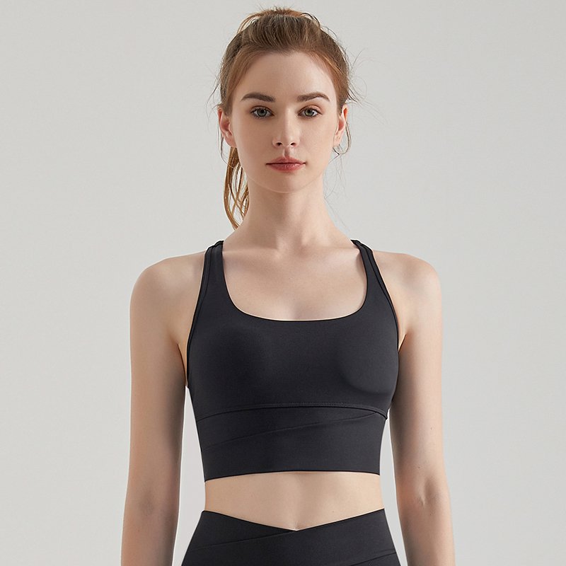 MOFEE Studio Support Sports Bra WX-167 in Black