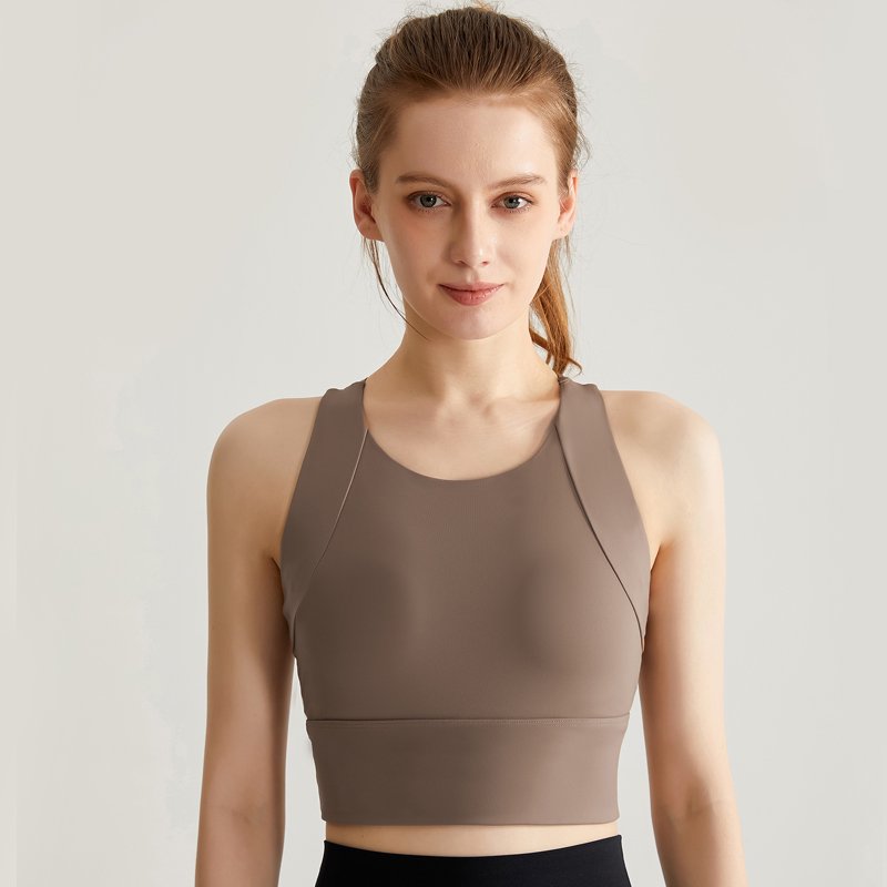 MOFEE Studio Support Sports Bra WX-236 in Cocoa
