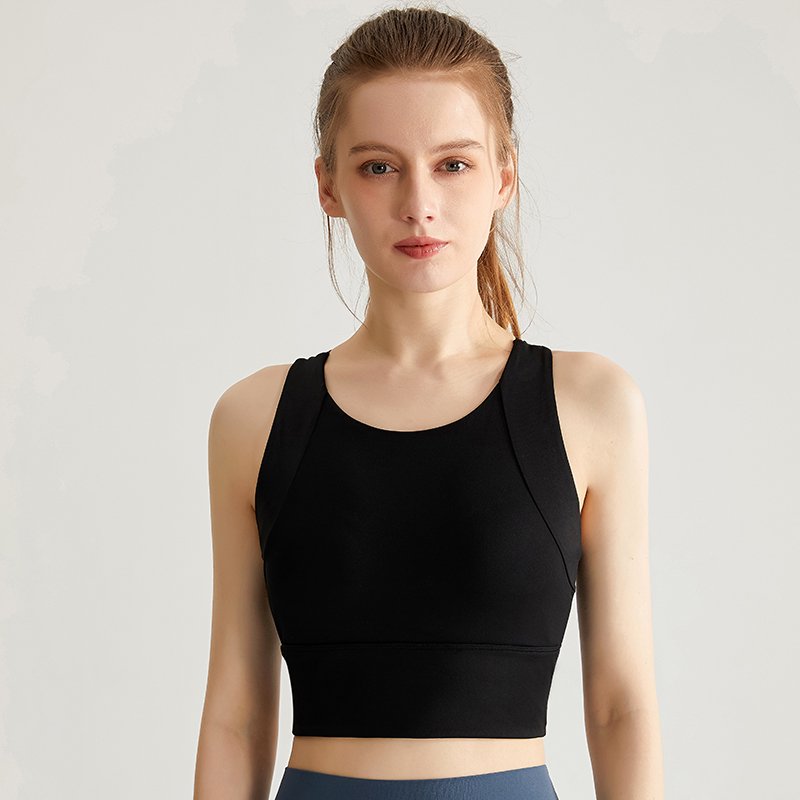 MOFEE Studio Support Sports Bra WX-236 in Fashion Black