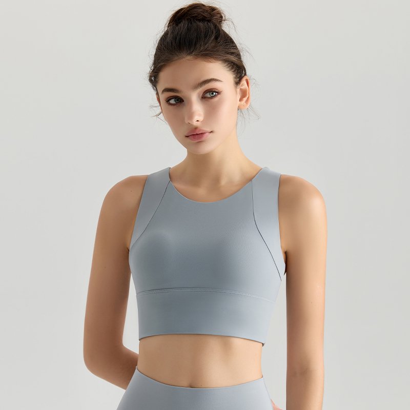 MOFEE Studio Support Sports Bra WX-236 in Gray