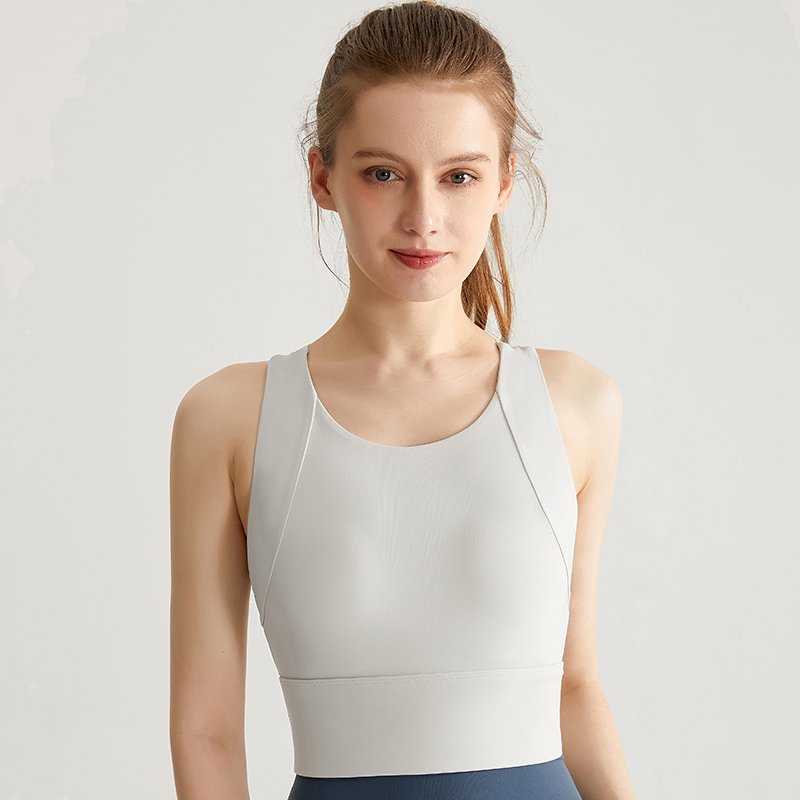 MOFEE Studio Support Sports Bra WX-236 in Ivory White