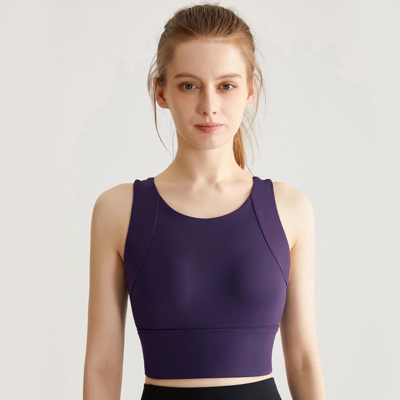 MOFEE Studio Support Sports Bra WX-236 in Purple 酱紫色
