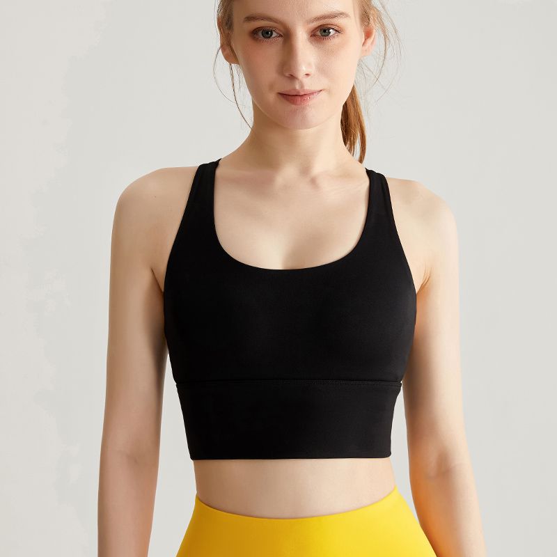 MOFEE Studio Support Sports Bra WX-238 in Fashion Black