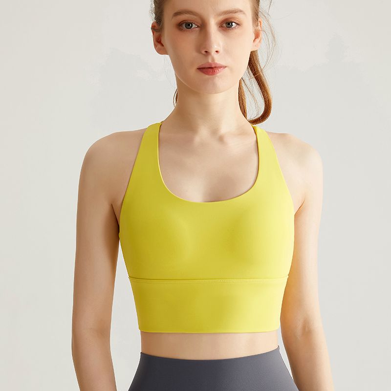 MOFEE Studio Support Sports Bra WX-238 in Yellow
