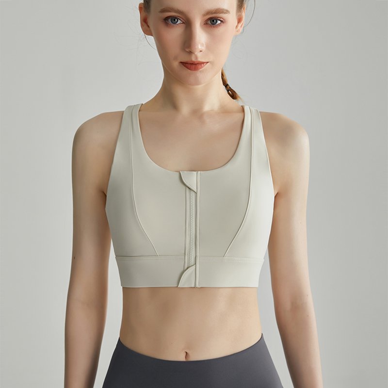 MOFEE Studio Support Sports Bra WX-327 in Ivory White