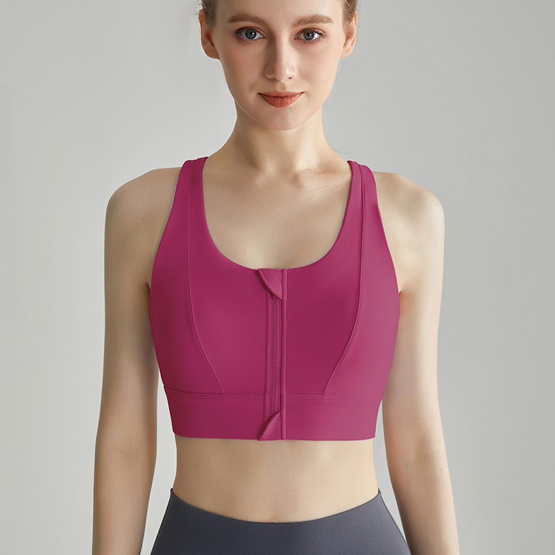 MOFEE Studio Support Sports Bra WX-327 in Raspberry Red