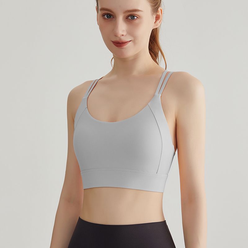 MOFEE Studio Support Sports Bra WX-345 in Gray