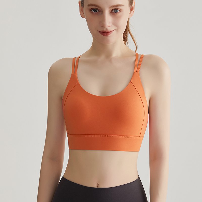 MOFEE Studio Support Sports Bra WX-345 in Orange