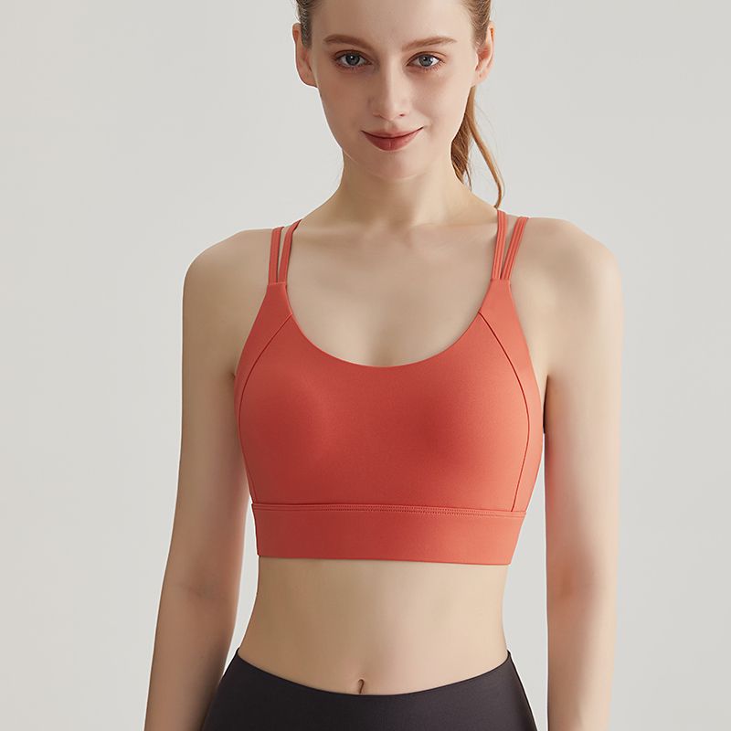 MOFEE Studio Support Sports Bra WX-345 in Sunset Red