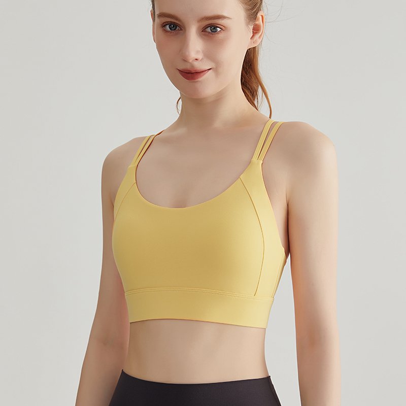 MOFEE Studio Support Sports Bra WX-345 in Yellow 杏果黄