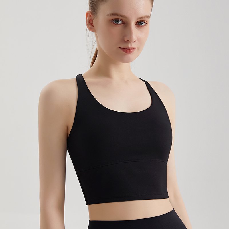 MOFEE Studio Support Sports Bra WX-355 in Fashion Black