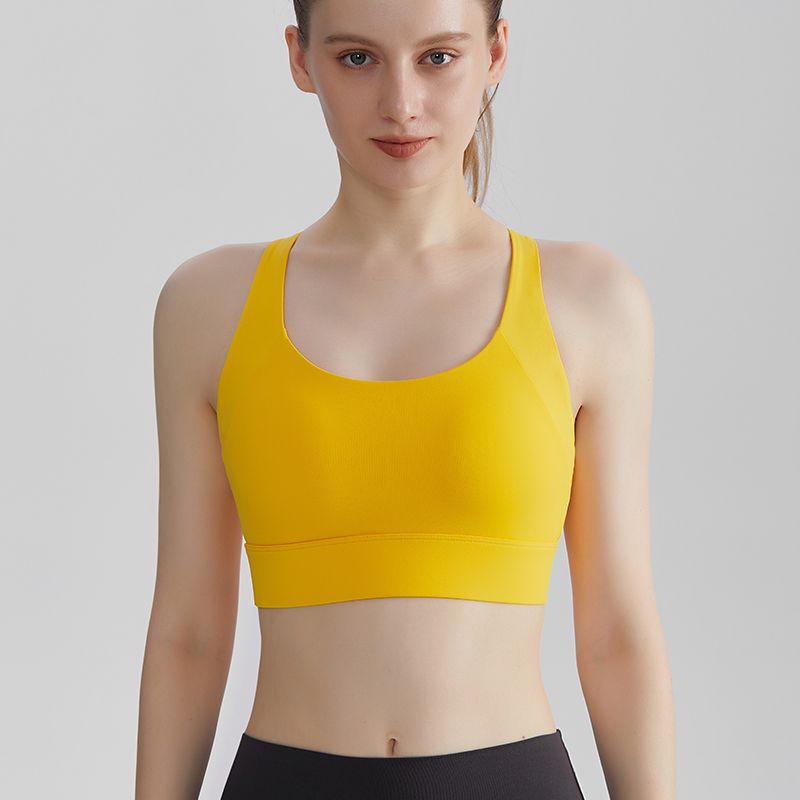 MOFEE Studio Support Sports Bra WX-411 in Yellow