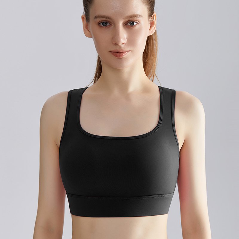 MOFEE Studio Support Sports Bra WX-412 in Fashion Black