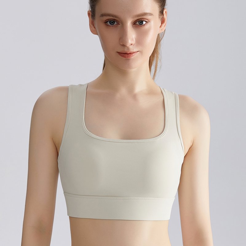 MOFEE Studio Support Sports Bra WX-412 in Ivory White