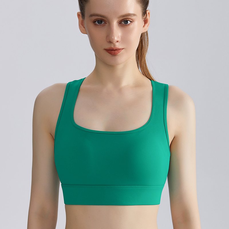 MOFEE Studio Support Sports Bra WX-412 in Maldives Green