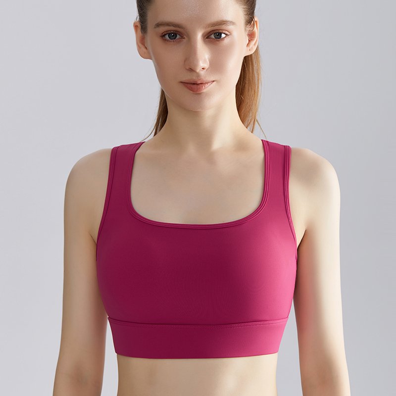 MOFEE Studio Support Sports Bra WX-412 in Raspberry Red