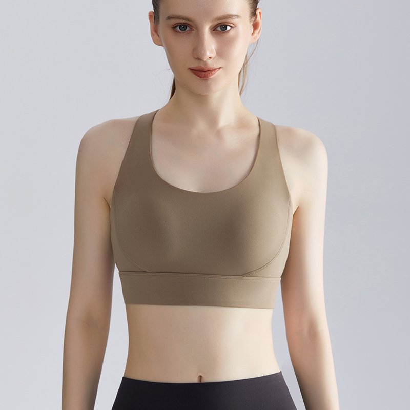 MOFEE Studio Support Sports Bra WX-413 in Cocoa