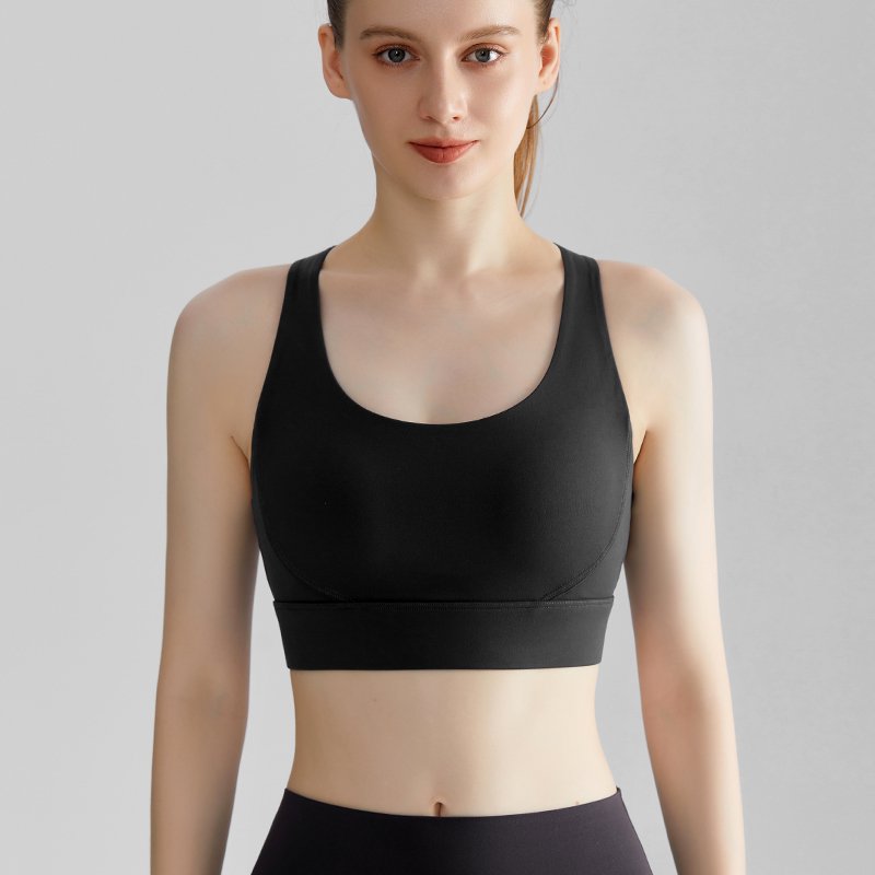 MOFEE Studio Support Sports Bra WX-413 in Fashion Black