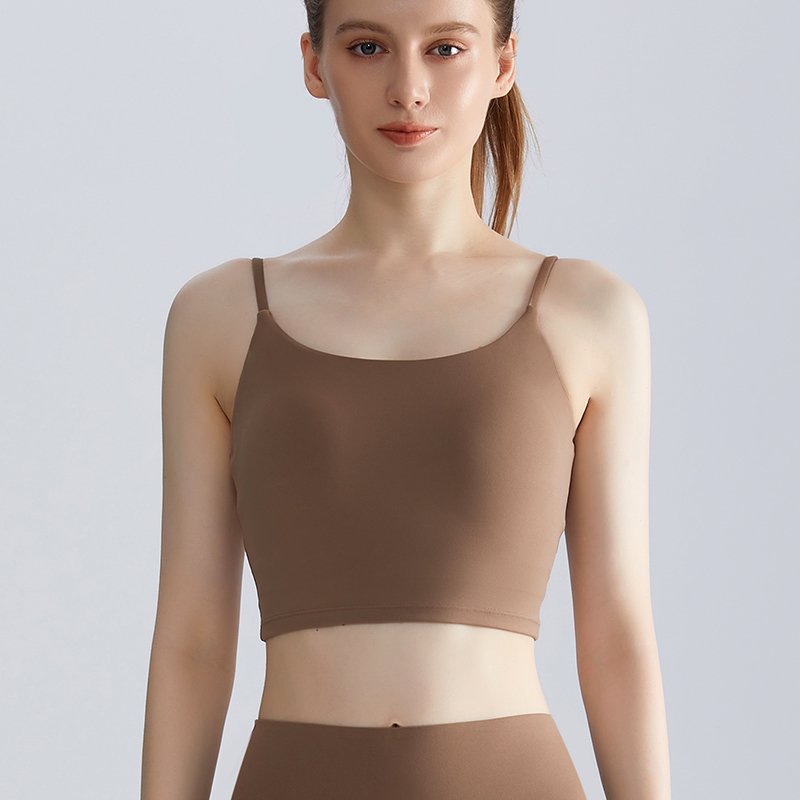 MOFEE Studio Support Sports Bra WX-438 in Cocoa