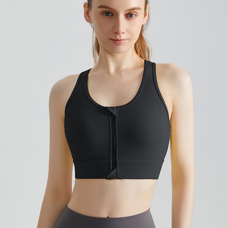 MOFEE Studio Support Sports Bra WX-5035 in Fashion Black