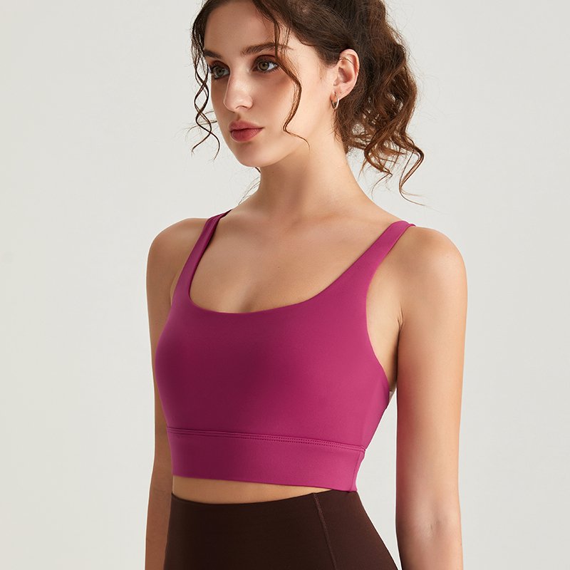MOFEE Studio Support Sports Bra WX-5039 in Wild Berry