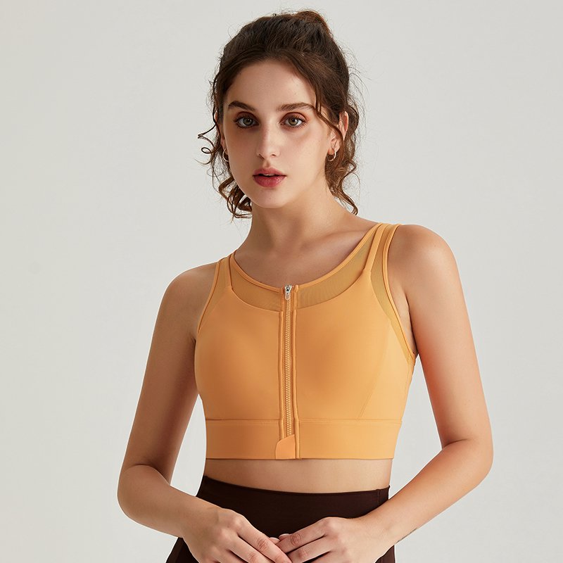 MOFEE Studio Support Sports Bra WX-5095 in Orange
