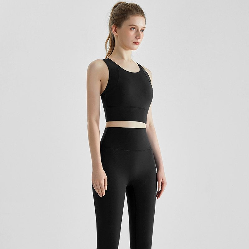 MOFEE Matching Yoga Set WX236CK323 in Fashion Black